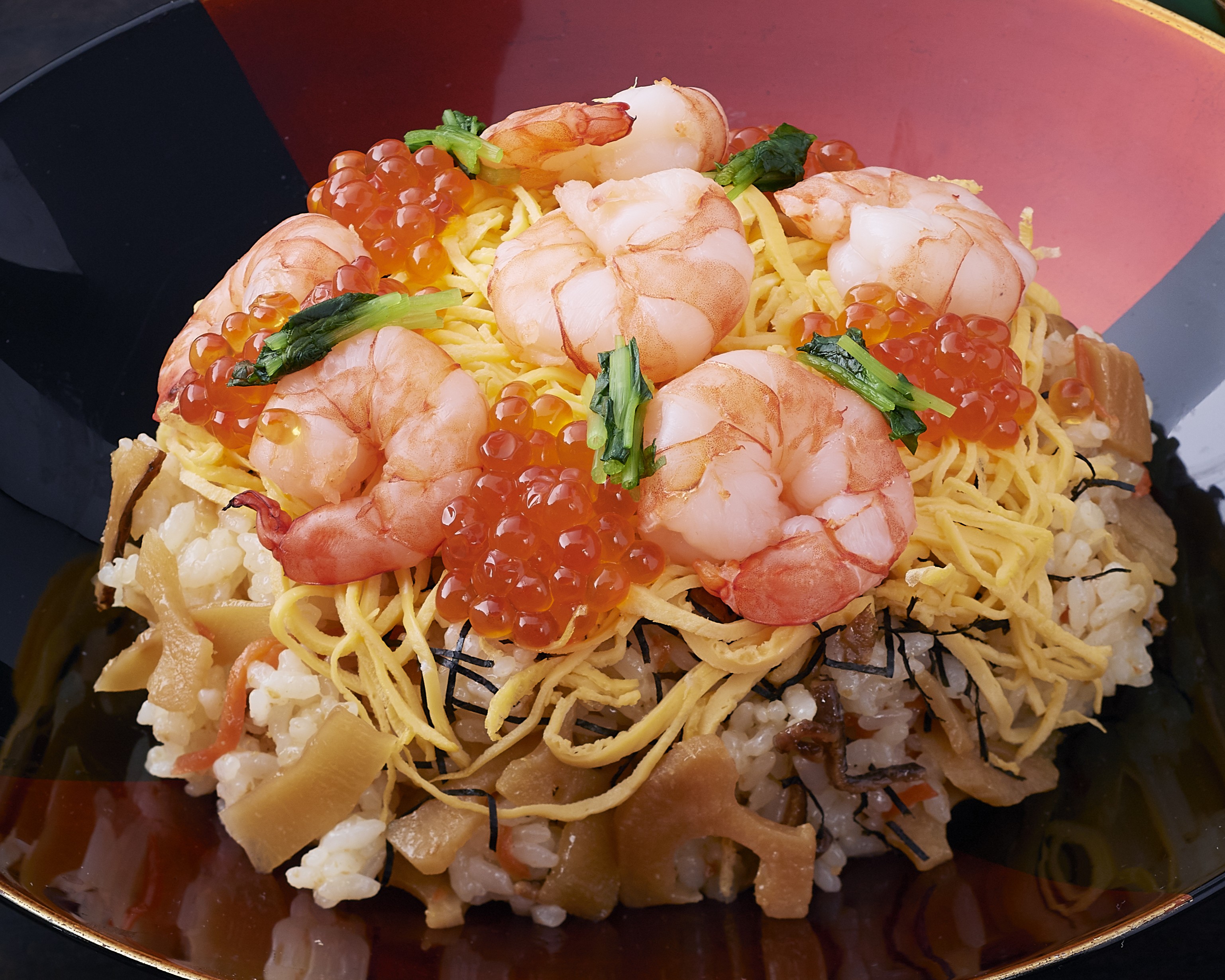 ★新メニュー★えびといくらのちらし寿司（五目寿司のたね）の画像